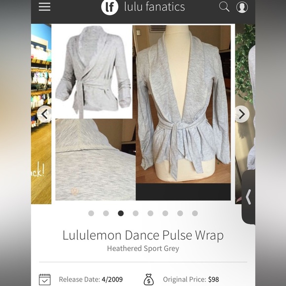 Lululemon *RARE COLOUR* Dance Pulse Wrap Women's Size 8 - Picture 11 of 11